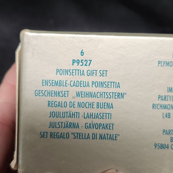 Partylite Poinsettia Gift Set P9527 RETIRED - Picture 8 of 11